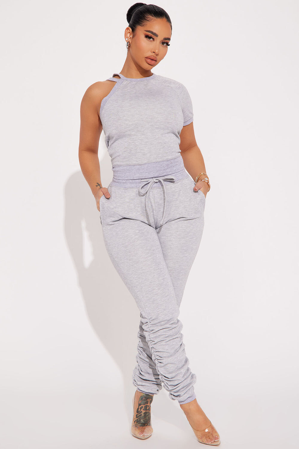 

Брюки Fashion Nova HTP67, серый