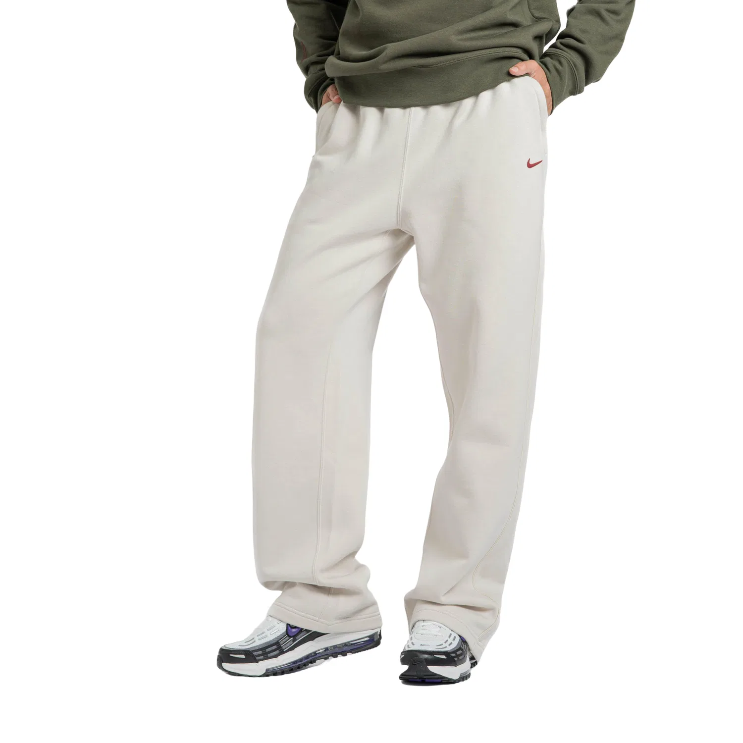 Спортивные штаны Nocta Fleece, Nike, Beige — фото 3