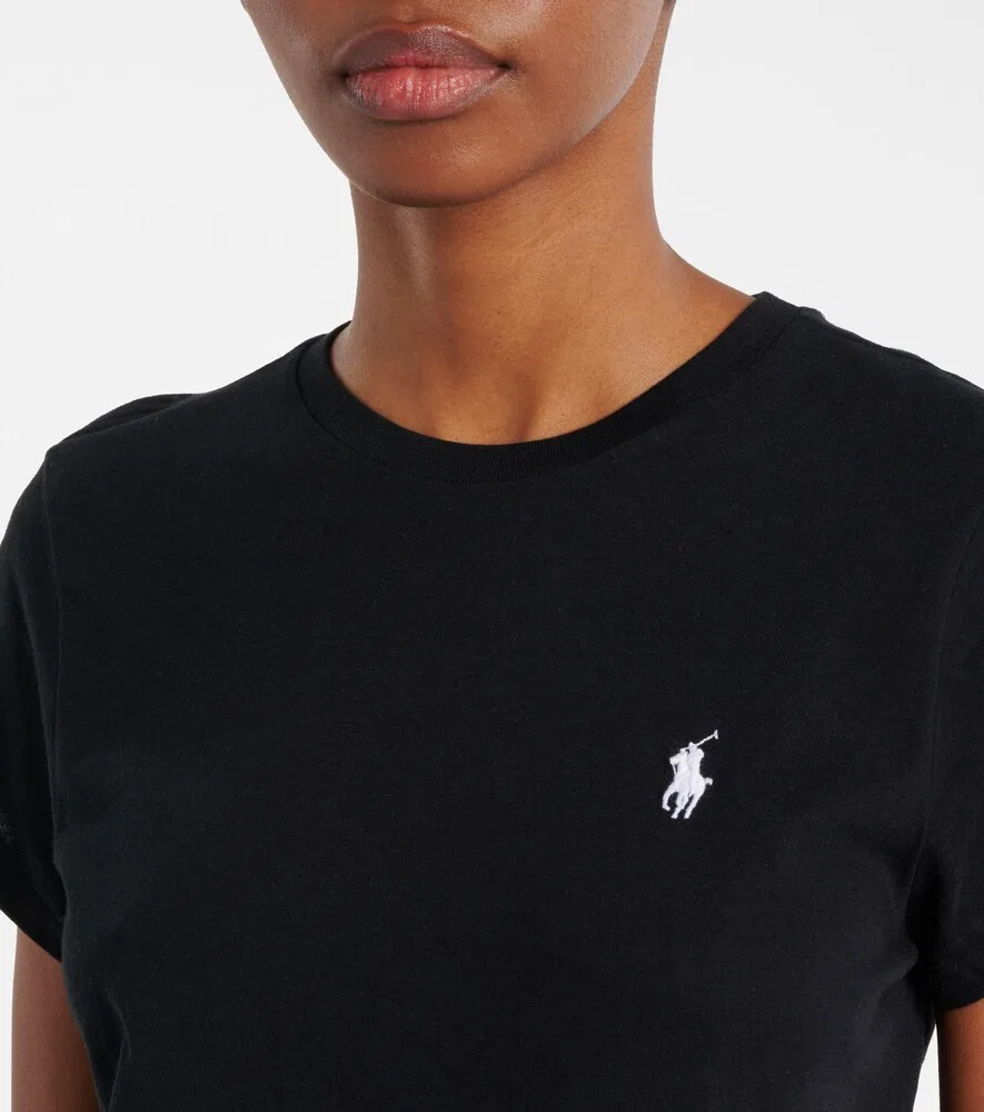 Футболка из хлопкового трикотажа Polo Ralph Lauren, черный — фото 4
