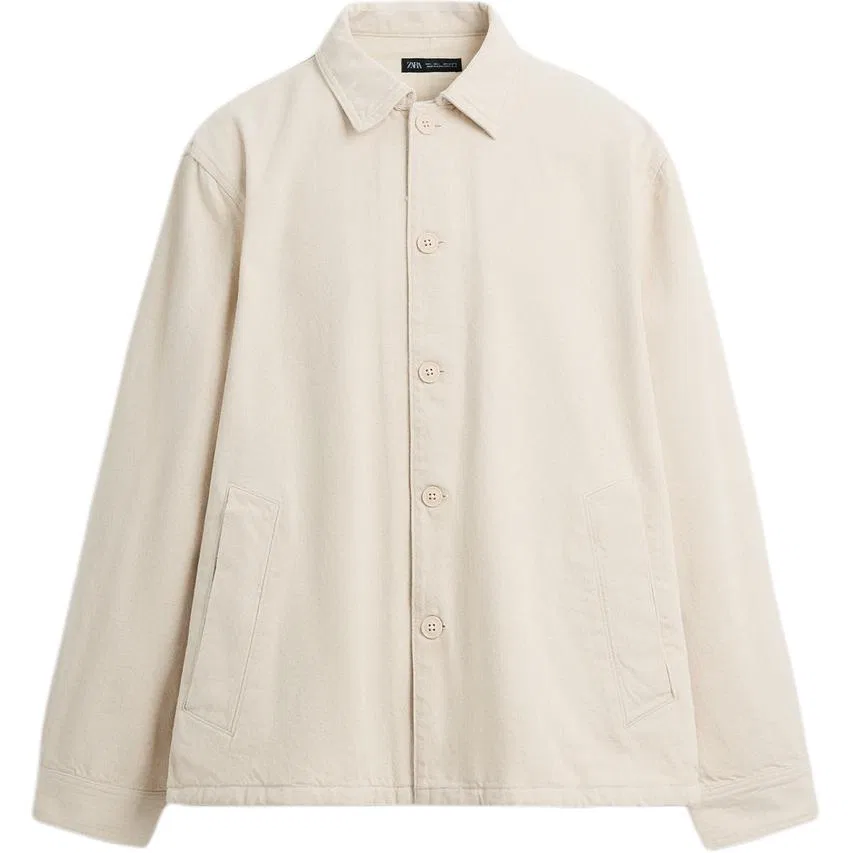 Детское пальто с лацканами Beige ZARA, Бежевый