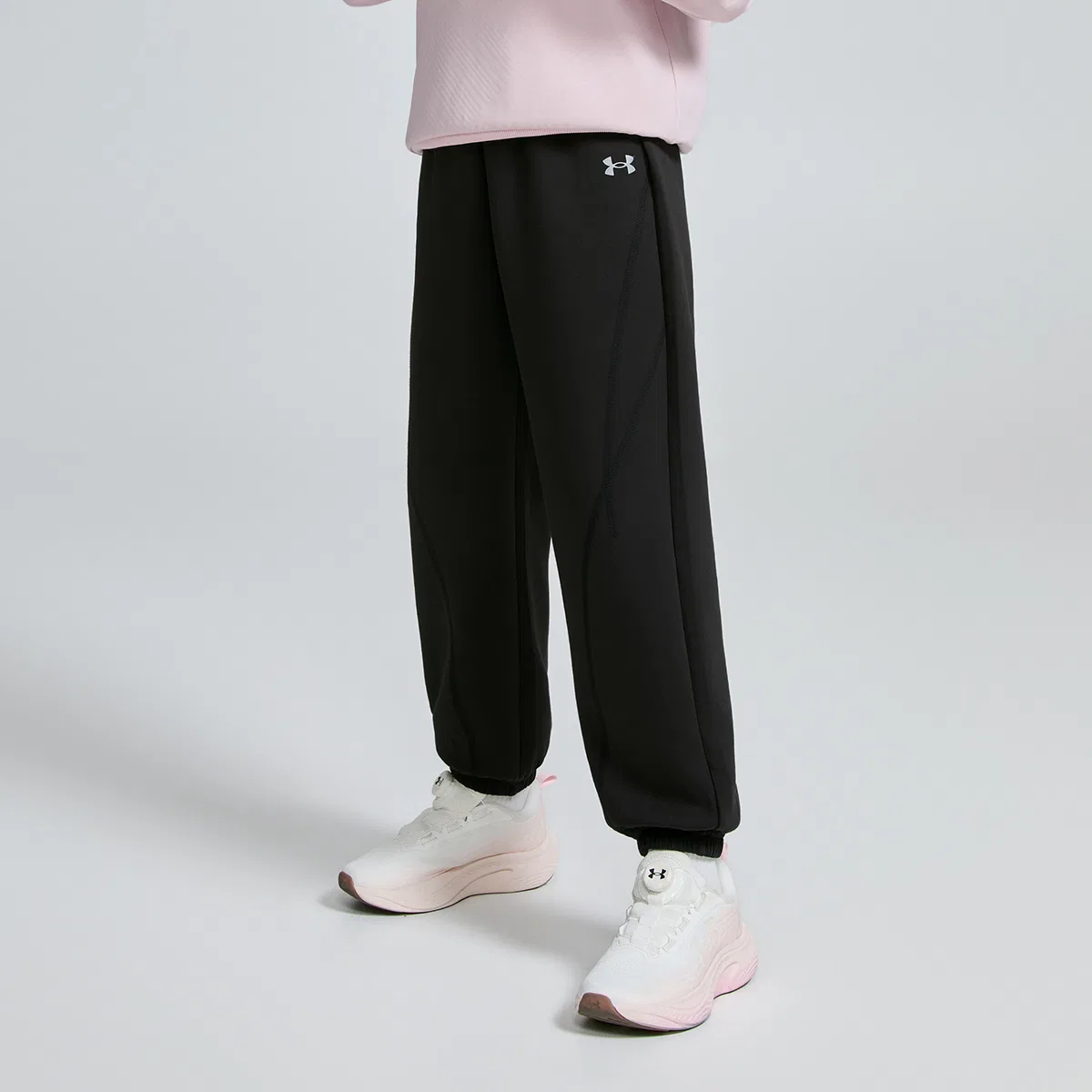 Детские трикотажные спортивные штаны Under Armour, Black — фото 4