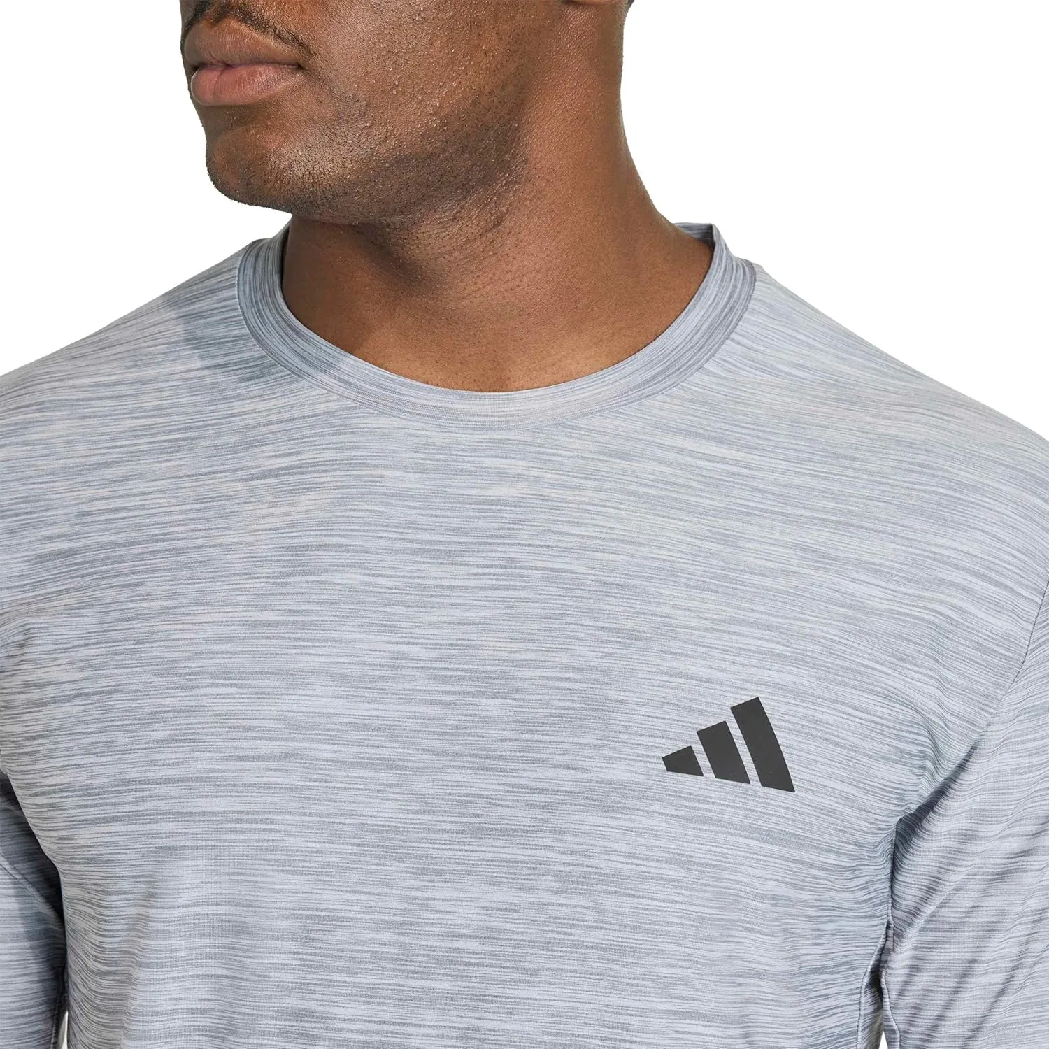 Мужская тренировочная футболка Workout Essentials Flex adidas, Medium Grey Heather — фото 4