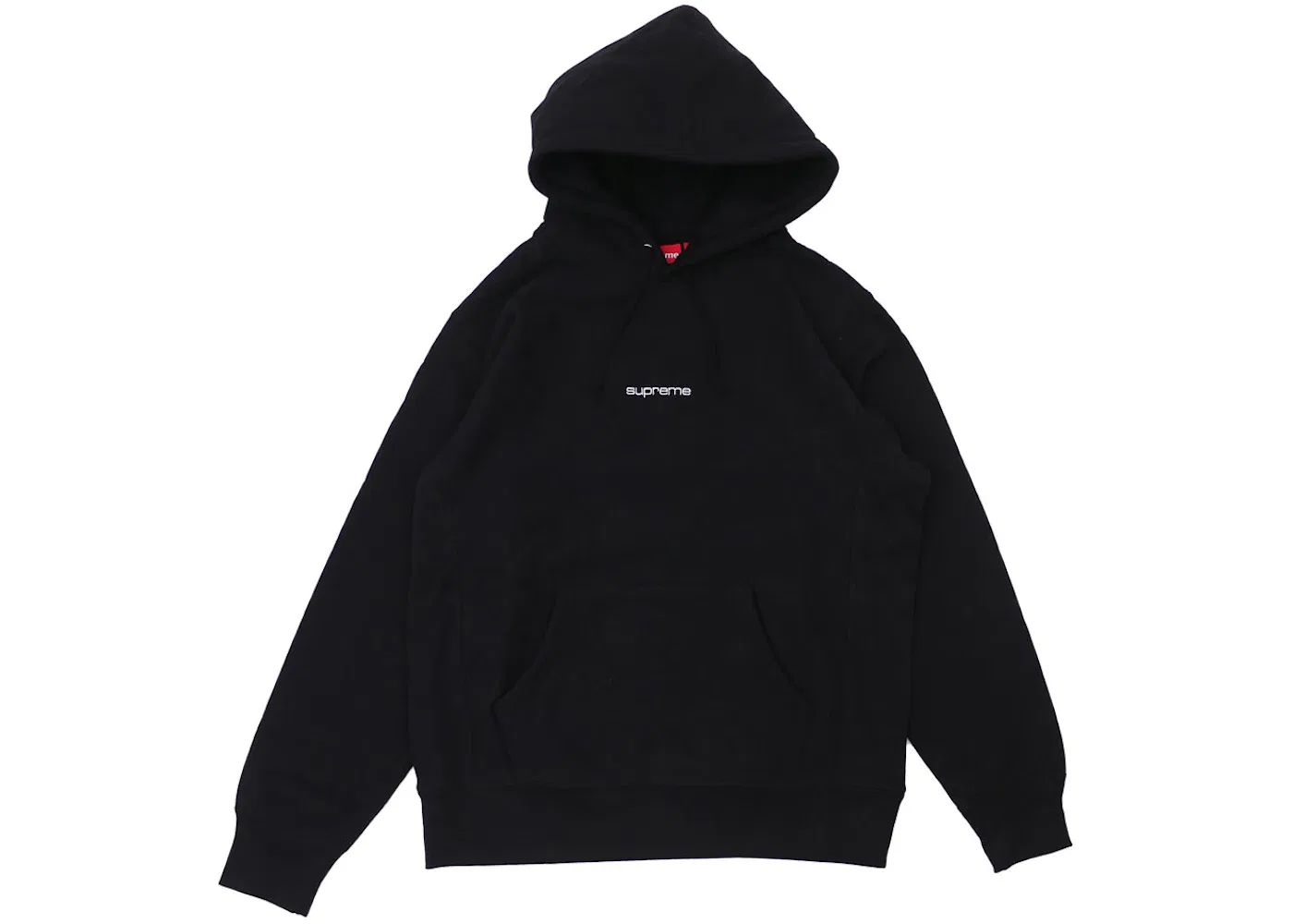 Мужской худи с логотипом Supreme Hoodie, Black