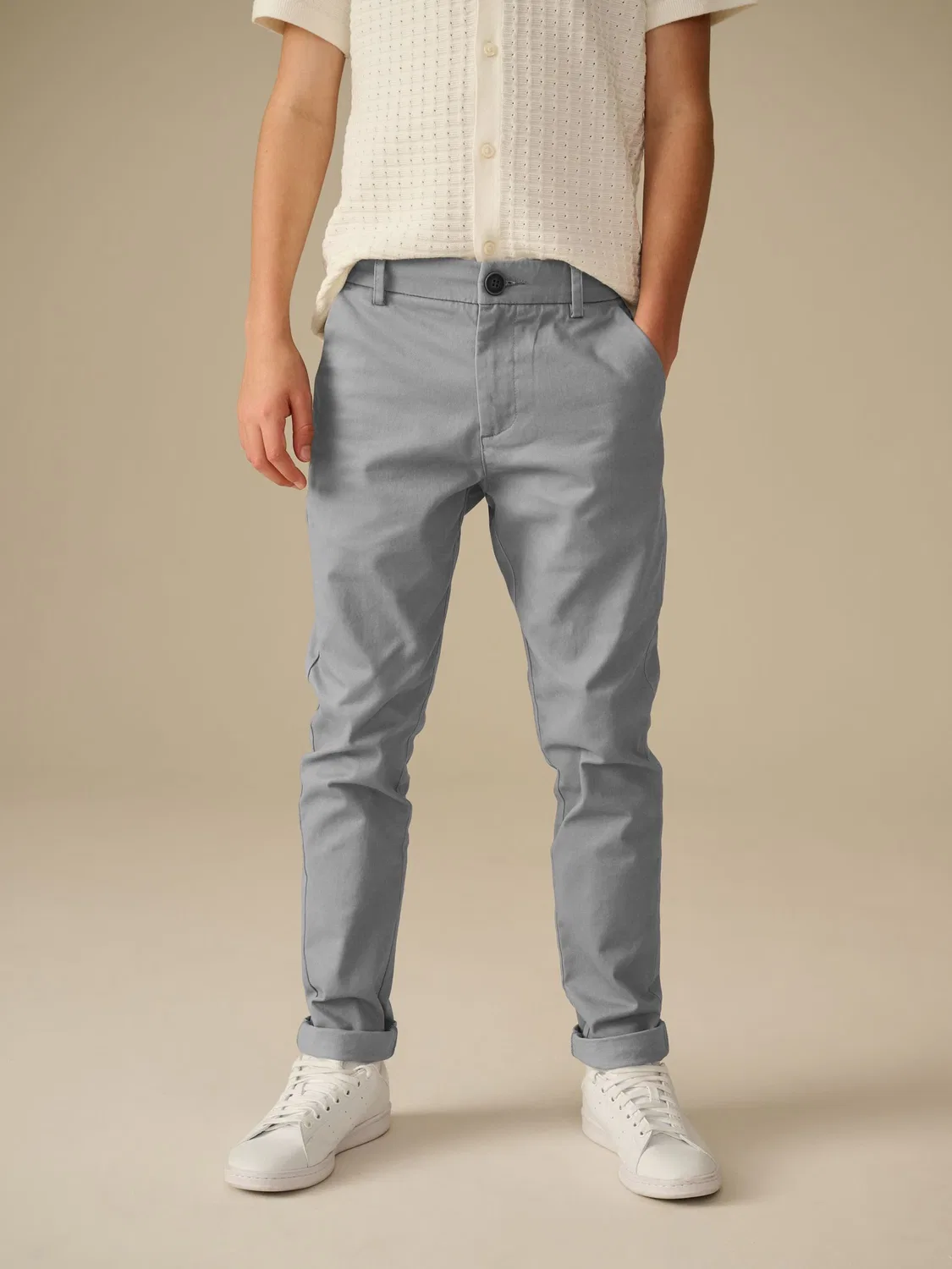 Чиносы узкого кроя Grey Next