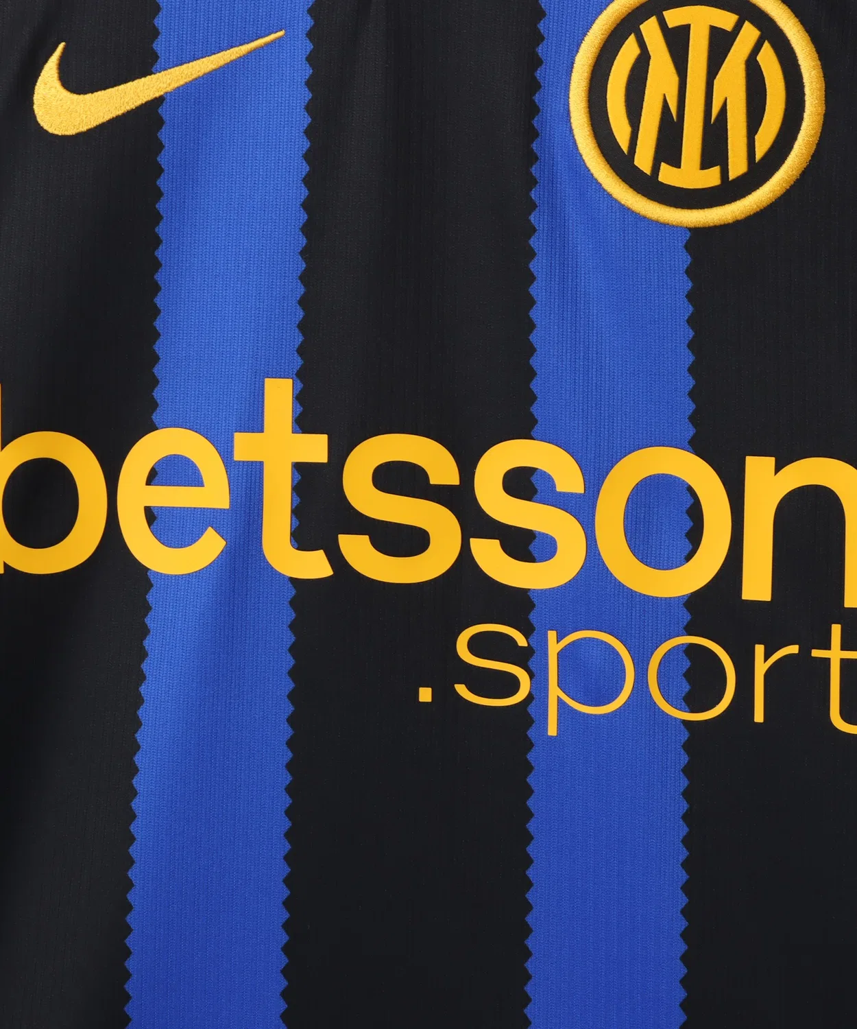 Мужская футболка с коротким рукавом Nike Dri-FIT Inter Milan 2026/27 Stadium Home, Lyon Blue/Black/University Gold — фото 4