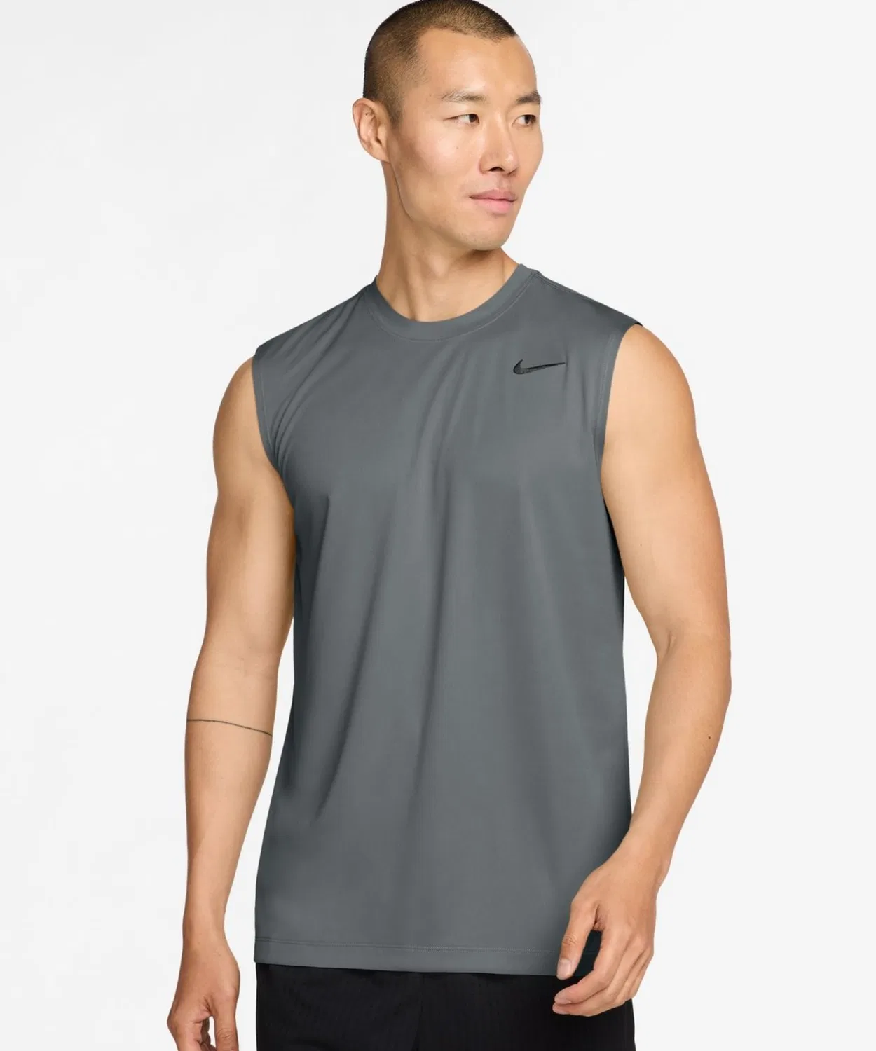 Мужская майка без рукавов NIKE DF STD SLVLS Флекс, Charcoal Grey