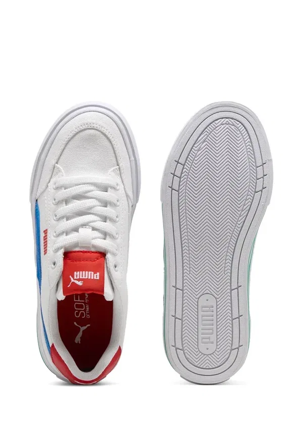 Кроссовки с текстильным верхом Court Classic Vulc FS JR Puma, White Dim, белый — фото 3