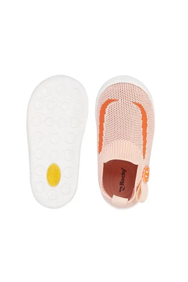 Детские спортивные туфли для мальчиков с ортопедической стелькой Classic slip-on Rocky Sport, Orange — фото 3