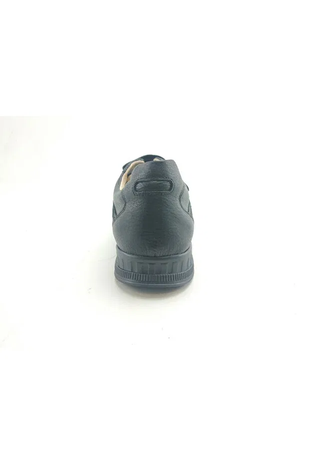 Детские спортивные туфли для девочек кожаные Ortoplus, Black — фото 4