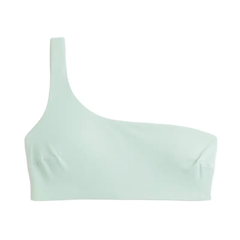 

Лиф H&M One-Shoulder Bikini Top, мятный, Зеленый, Лиф H&M One-Shoulder Bikini Top, мятный