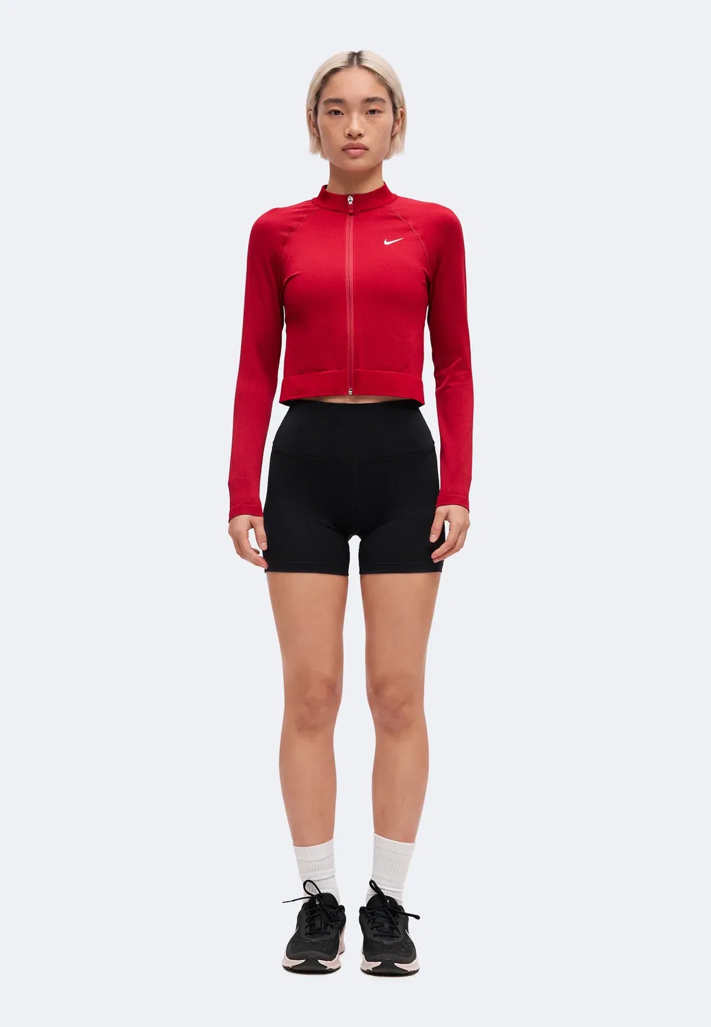 Средний слой - тренировочная куртка Nike Performance, Tough Red/White — фото 2