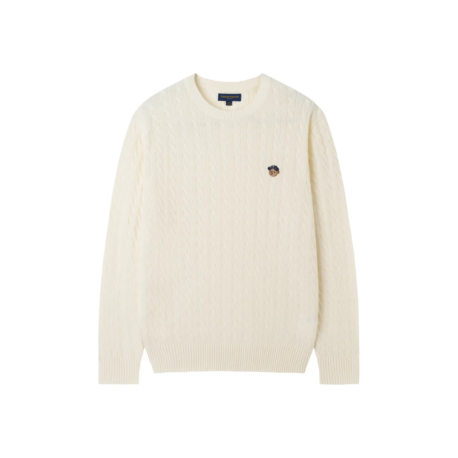 Детский свитер Unisex Teenie Weenie Men, Ivory White