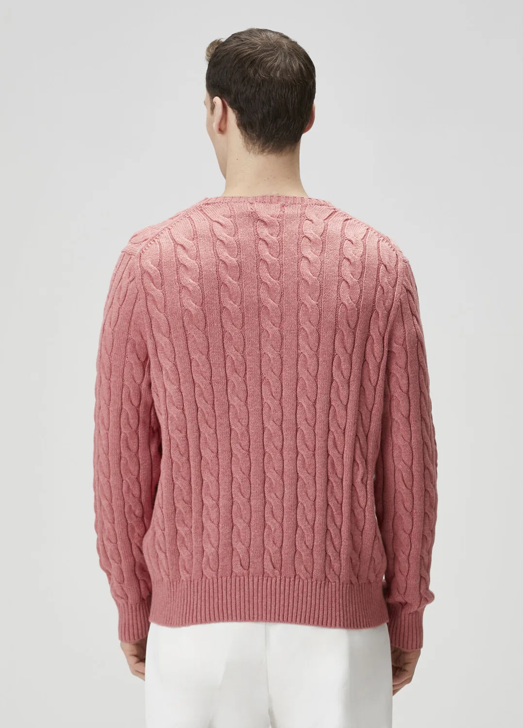 Свитер с косами Polo Ralph Lauren, Pink — фото 4