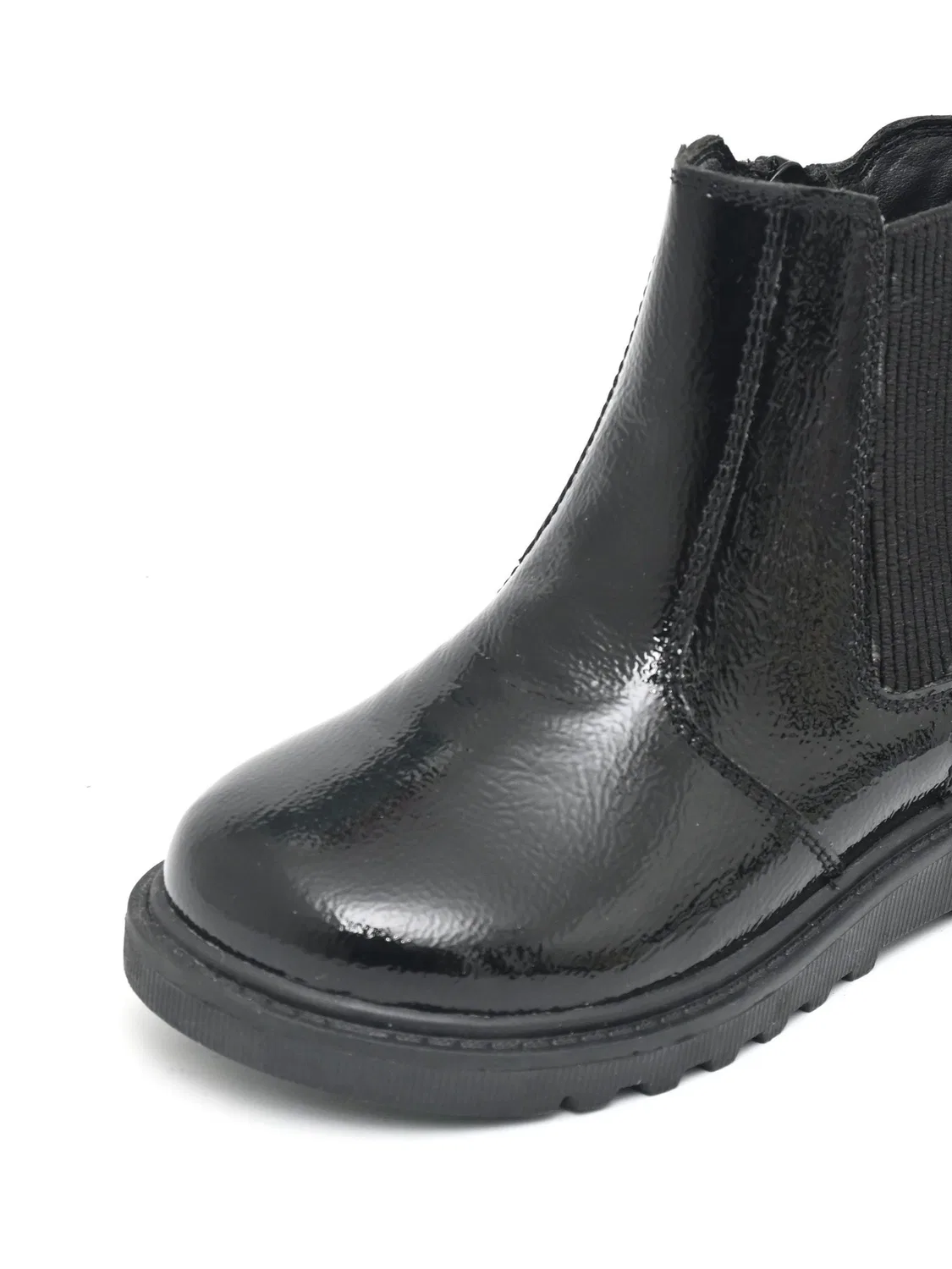 Ботинки Toezone Amara Girls Black Patent Leather, черные — фото 4