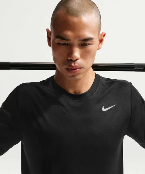 Футболка тренировочная Dry Fit, M, Nike, серебристый — фото 4
