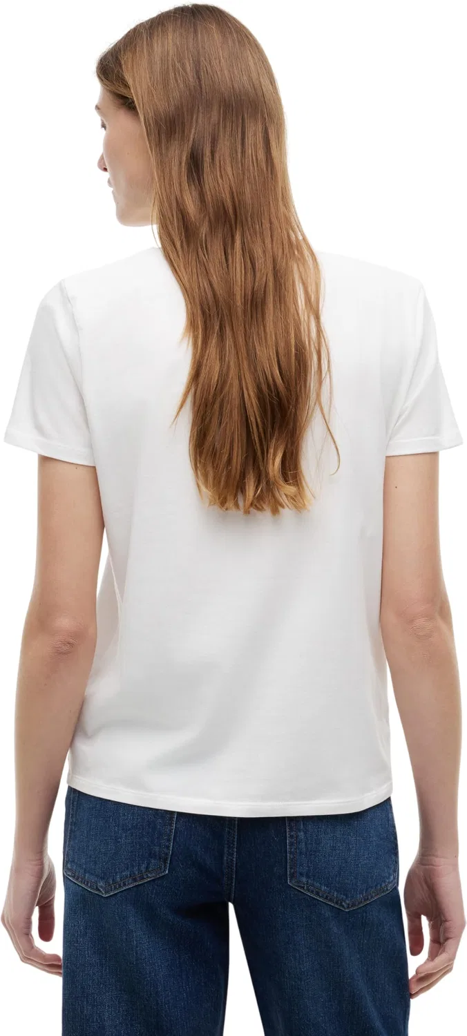 Женская футболка с коротким рукавом 1985 Tommy Hilfiger, White (Nos Ecru) — фото 2