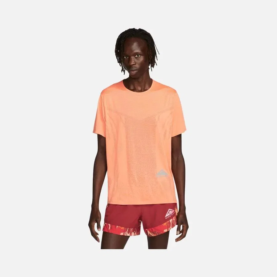 Футболка спортивная с коротким рукавом Dri-Fit Rise 365 Trail Running Nike, Желтый