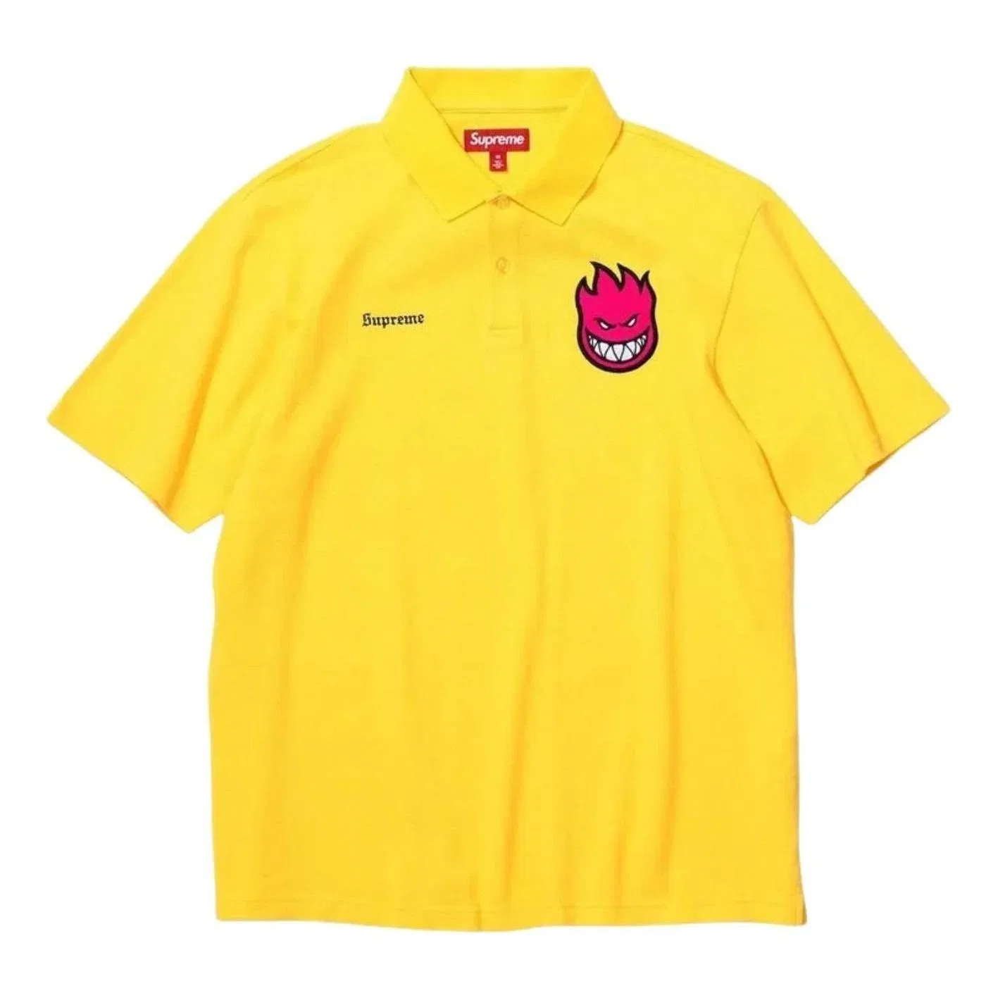 Мужское поло из хлопка Supreme x Spitfire, желтый