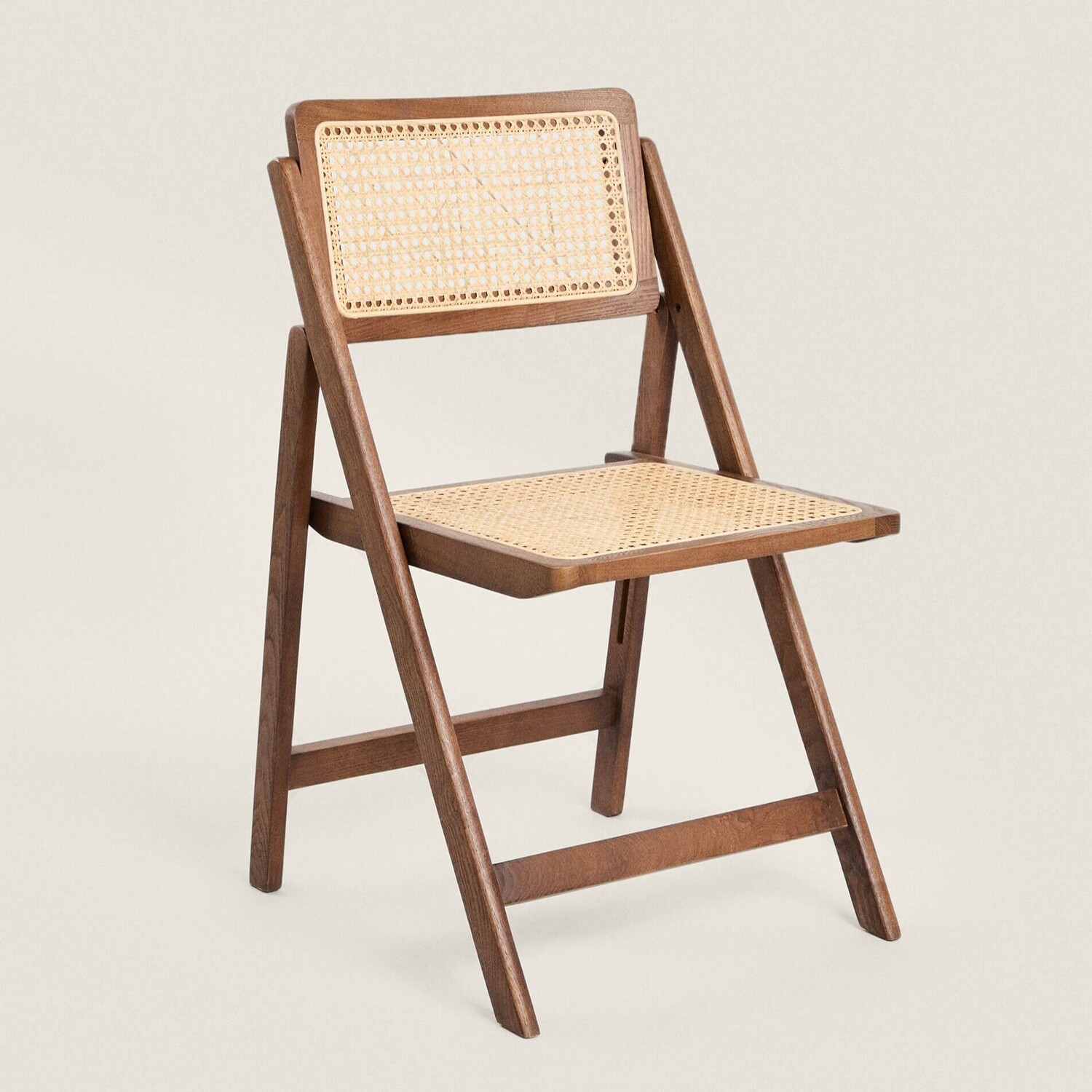 

Стул складной Zara Home Rattan And Wood, коричневый
