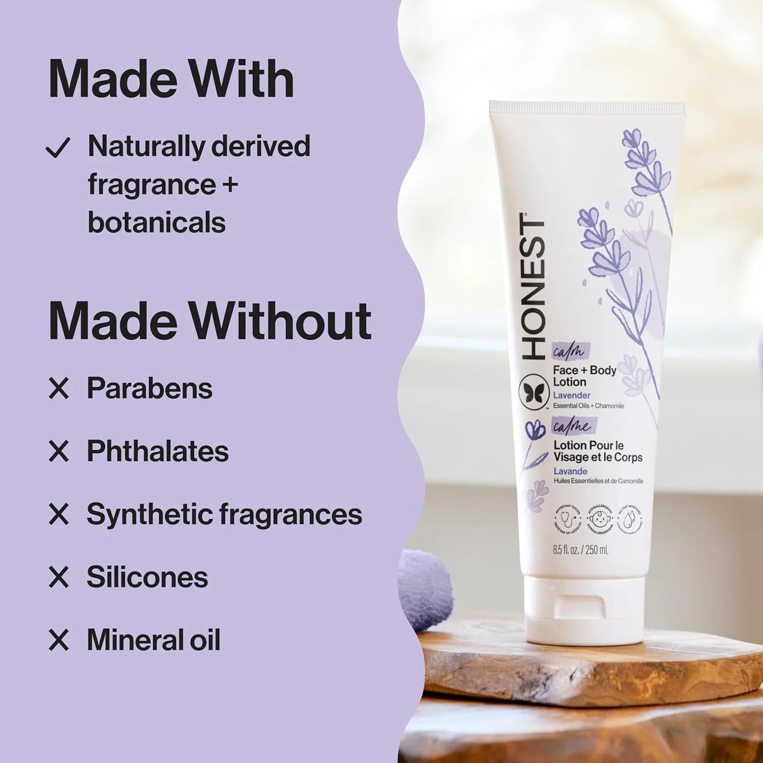 Лосьон The Honest Company — Детский для лица и тела Truly Calming Lavender от, 250 мл — фото 4