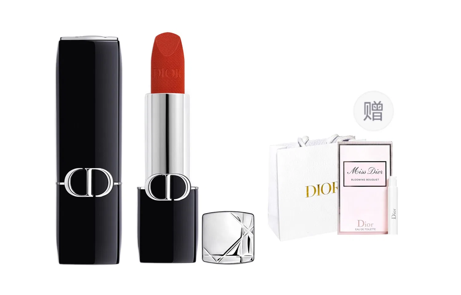 Женская помада Satin 849 Maple Syrup Red Brown DIOR, Красновато-коричневый — фото 2