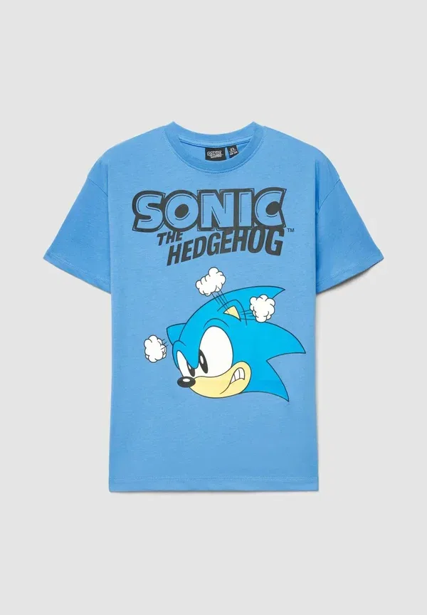 Комплект пижамы с принтом Sonic the Hedgehog, Terranova, Azzurro Scuro, темно-синий — фото 2