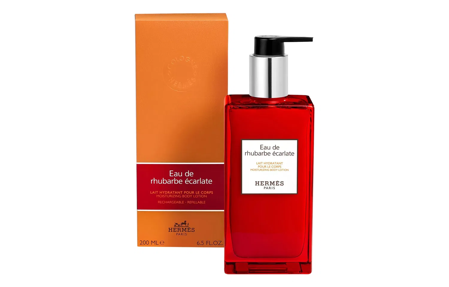 Лосьон для тела с женьшенем Crimson Ginseng Blood Red, HERMES, Orange Green Spring 200ml — фото 2