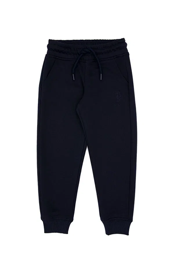 Детские спортивные штаны для мальчиков с принтом U.S. Polo Assn., Navy Blue — фото 2