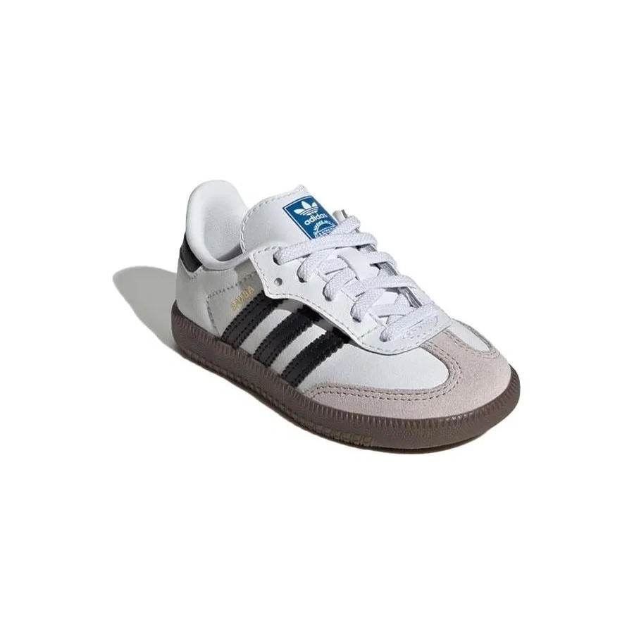 Кроссовки текстильные с принтом SAMBA OG CF EL I adidas, Белый — фото 2