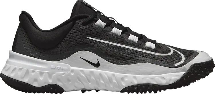 

Кроссовки Nike Wmns Alpha Huarache Elite 4 TF 'Black Dark Smoke Grey', черный