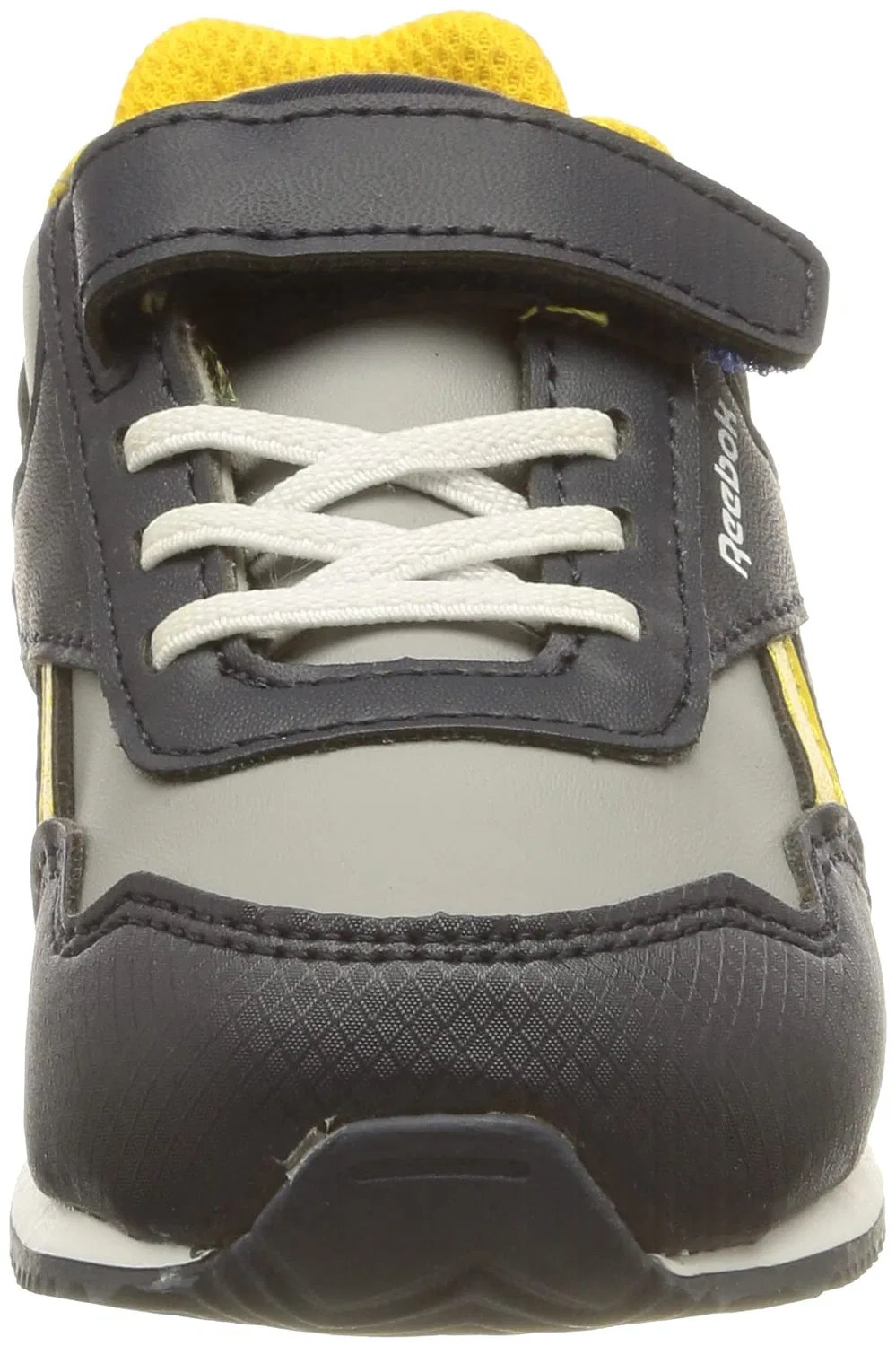 Детские кроссовки для мальчиков с липучкой Royal Cl Jog 3.0 1v Reebok, Vector Navy Pure Grey 4 Always Yellow — фото 2