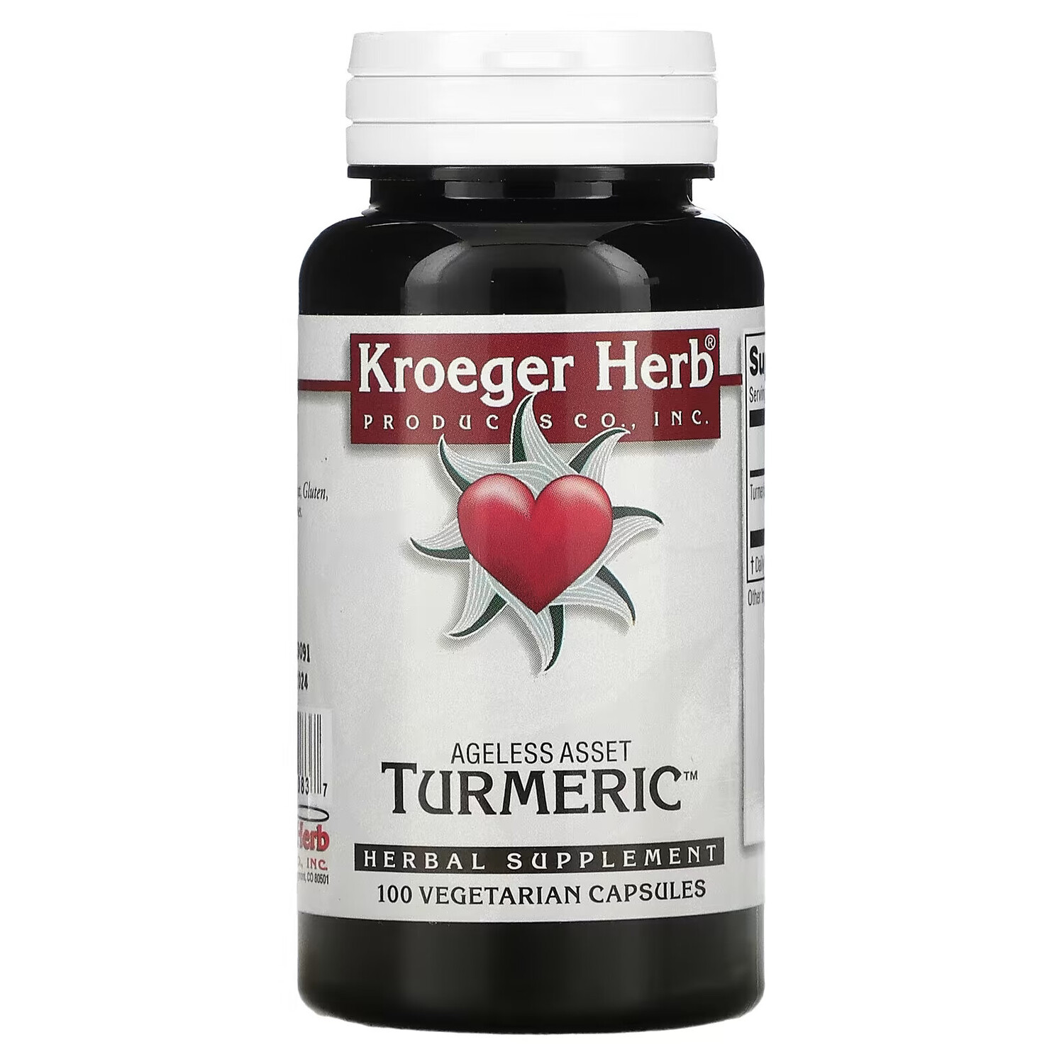 

Kroeger Herb Co, Turmeric, 100 растительных капсул