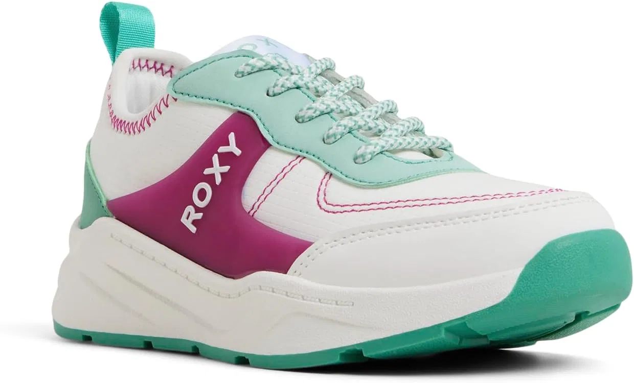 Детские кроссовки для девочек Alba Roxy, White/Light Pink — фото 3