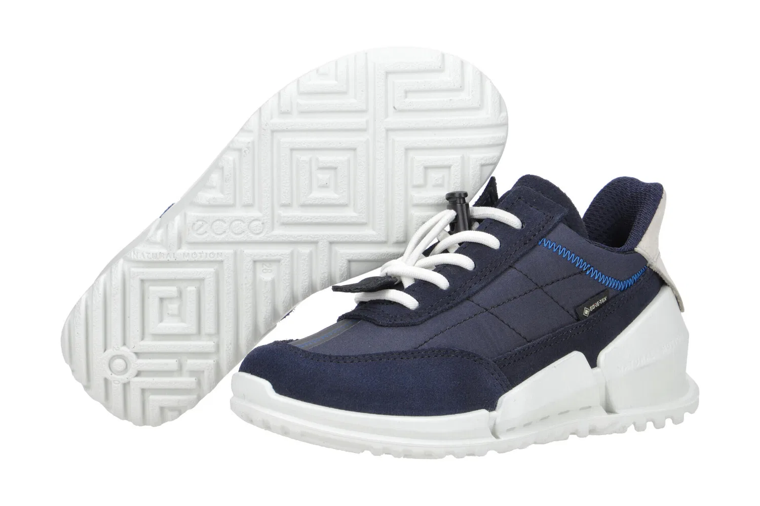 Детские кожаные кроссовки для мальчиков BIOM K1 Ecco, Night Sky Gravel — фото 3