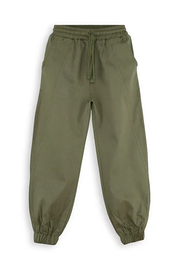 Детские брюки-карго для мальчиков хлопковые Denokids, Khaki — фото 3