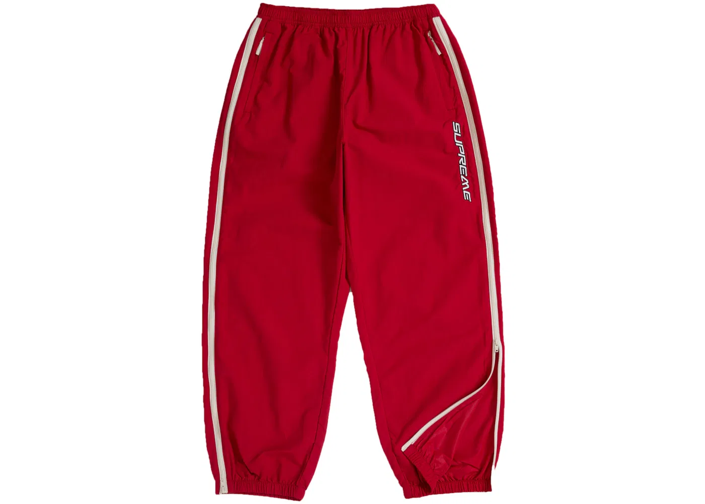 Мужские спортивные штаны с контрастной молнией Pant Supreme, Red — фото 2