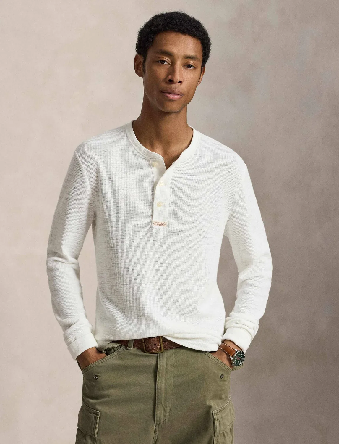 Лонгслив Polo Ralph Lauren, ecru