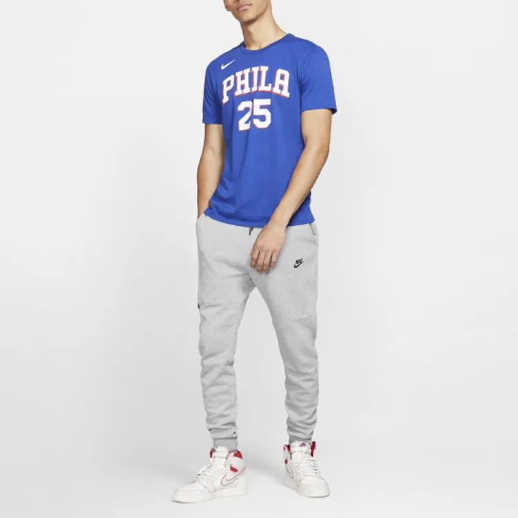 Мужская футболка с круглым вырезом NBA Nike, Black — фото 3