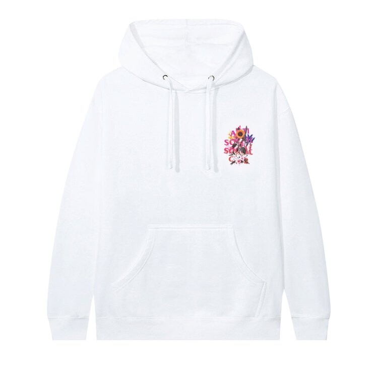 

Худи Anti Social Social Club Bouquet For The Old Days Hoodie White, белый