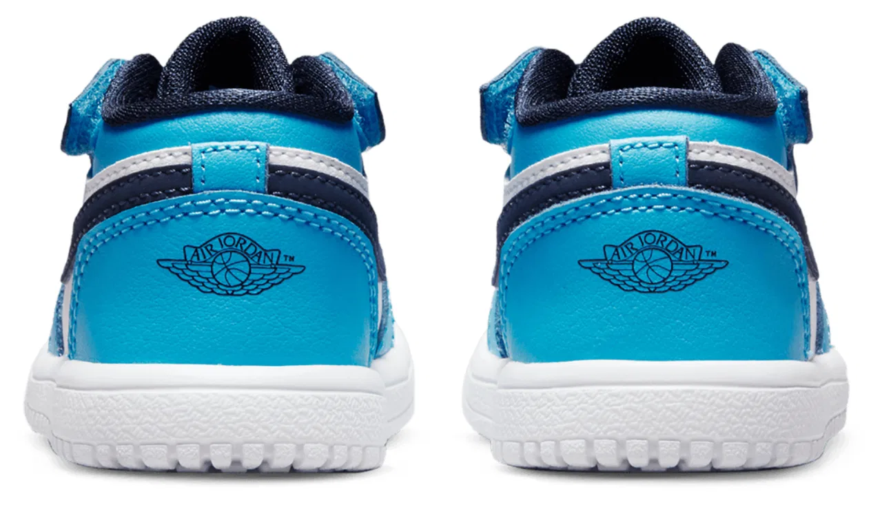 Кроссовки для мальчиков AJ1 Low ALT Jordan, цвет Blue/Blue/White — фото 3