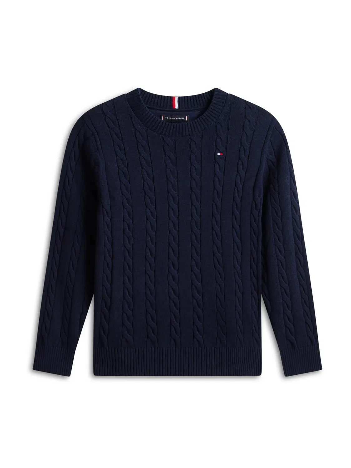 Свитер Tommy Hilfiger Essential темно-синего цвета