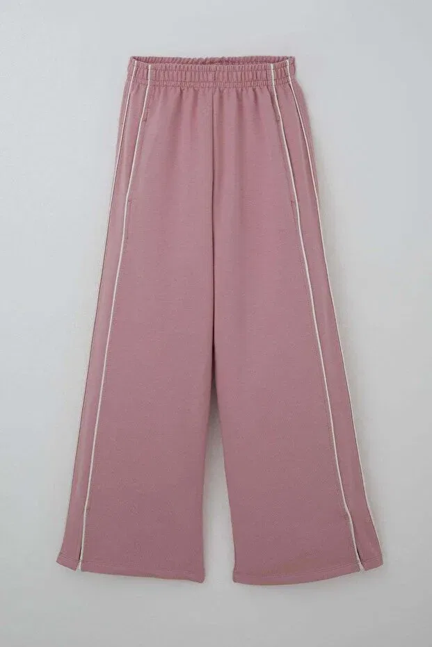 Детские спортивные штаны для девочек с широкой штаниной Breeze, Rose Dry