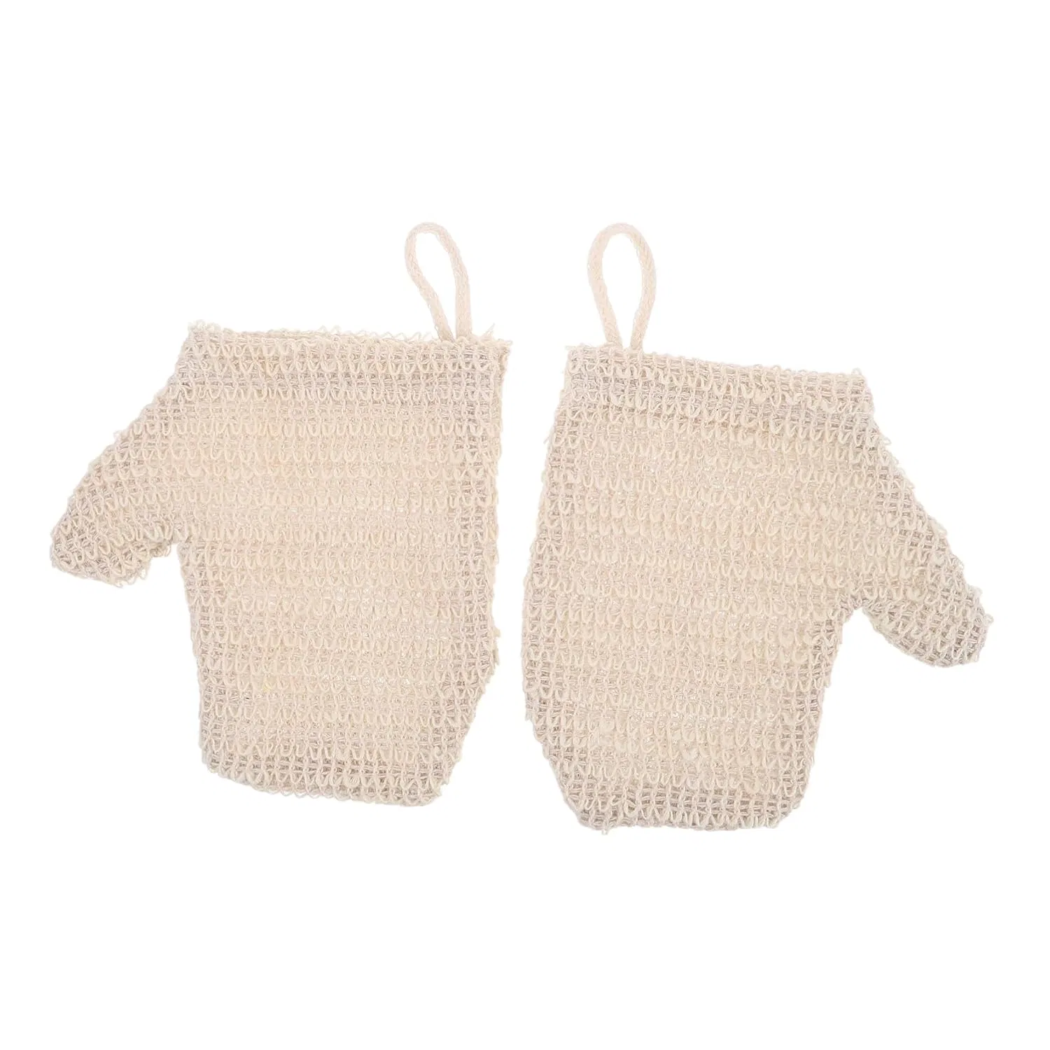 Перчатки для душа с отшелушиванием Yardwe, 2 шт, набор, Beige