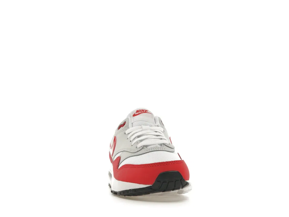 Детские кроссовки Lifestyle Nike Air Max 1, Neutral Grey/University Red-White-Black — фото 2