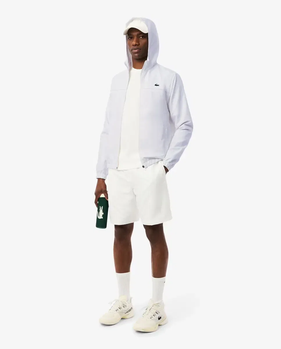 Мужская куртка с принтом Lacoste, Blanco — фото 4