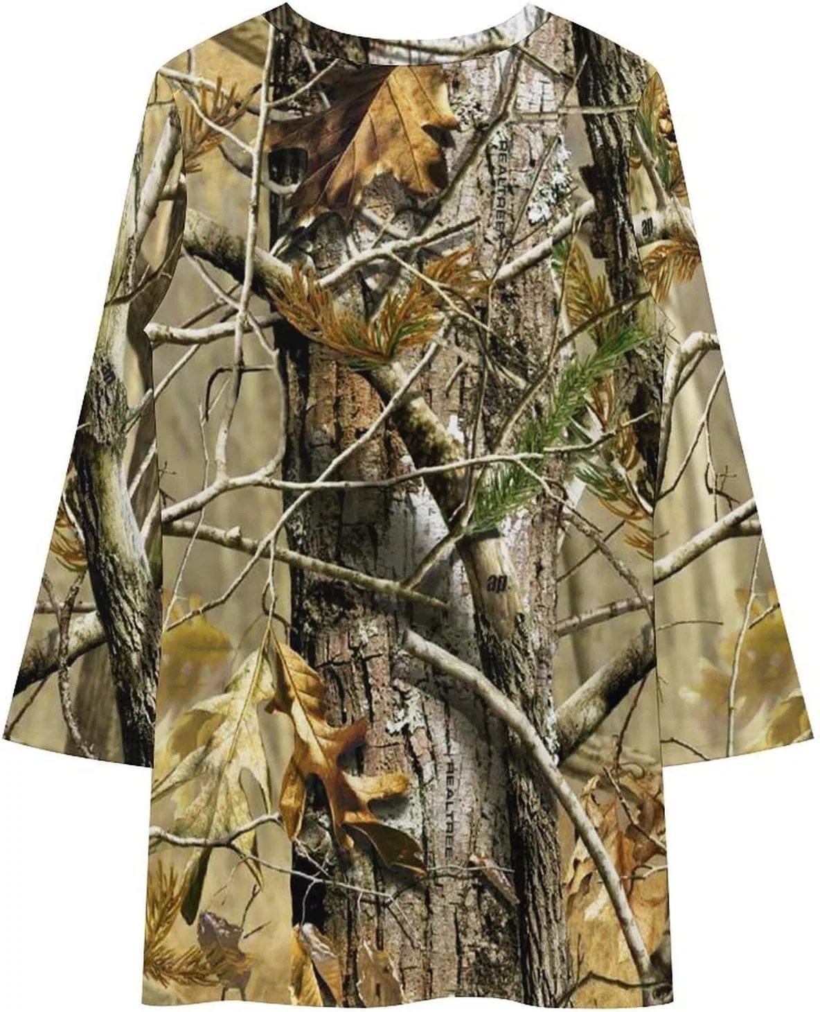 Женское платье-свитшот с камуфляжным принтом Dress124, Multicolor — фото 3