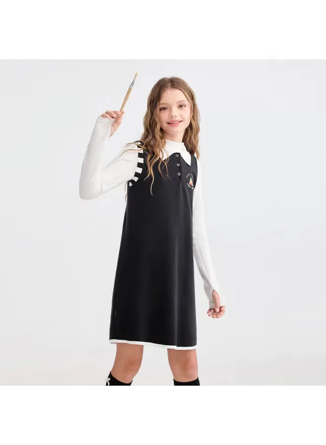Платье-жилет универсальное с новогодним принтом Hush Puppies — фото 2