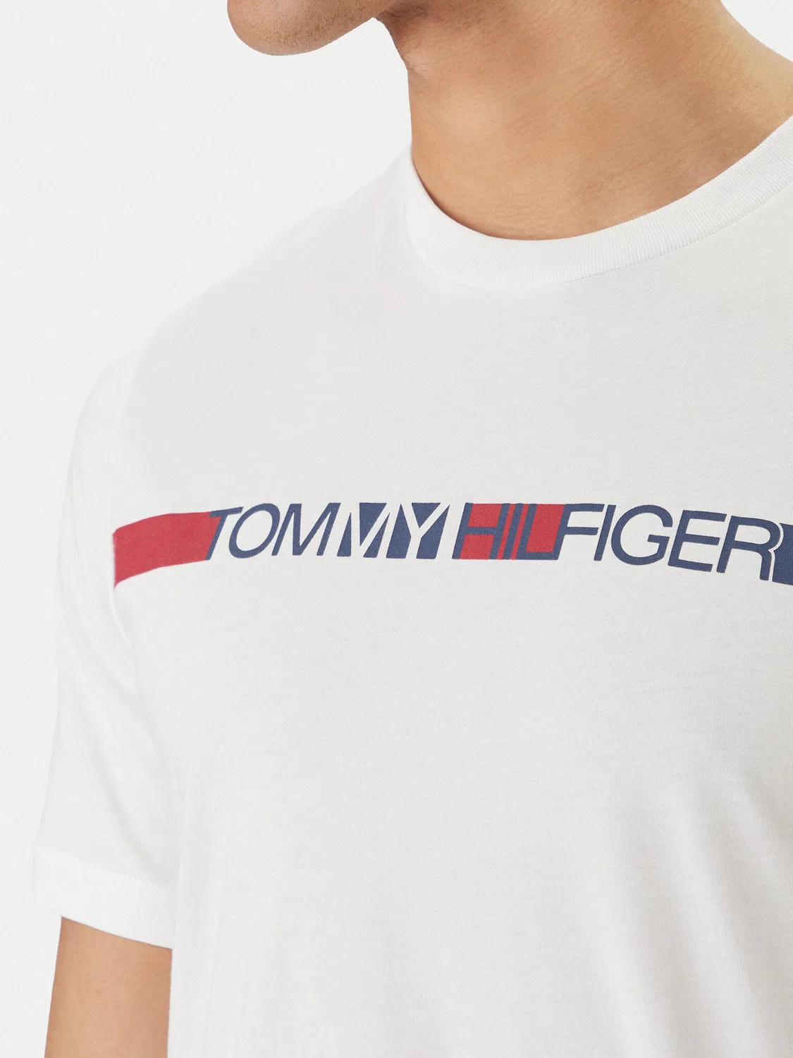 Мужская футболка стандартного кроя Brand Love Tommy Hilfiger, белый — фото 4