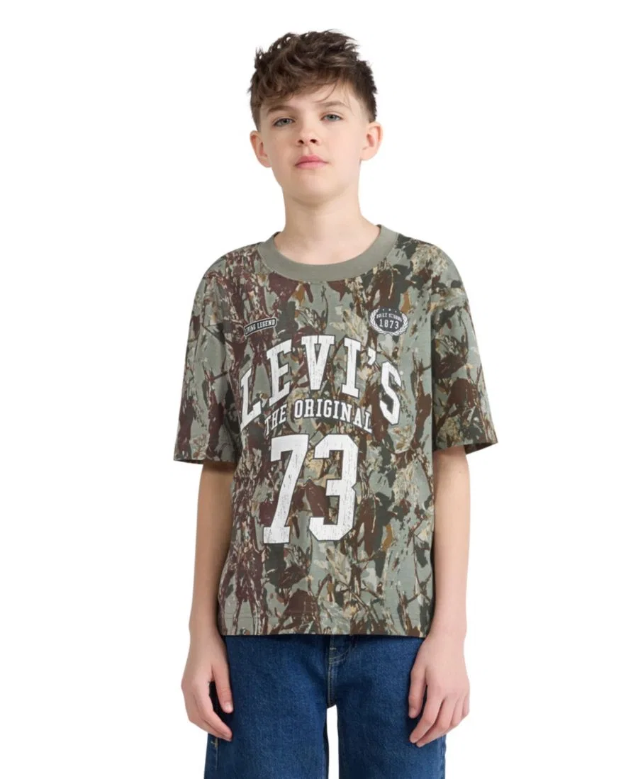 Футболка с коротким рукавом с камуфляжным принтом Levi's, Sea Spray
