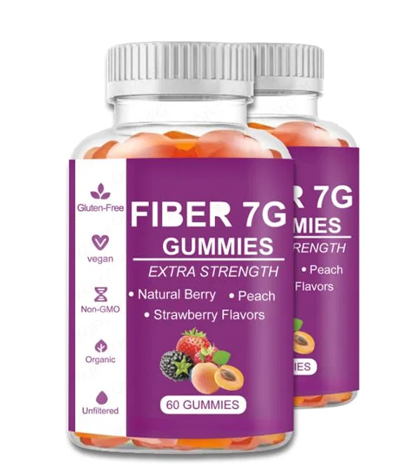 Generisch Пребиотические жевательные пастилки с клетчаткой, Extra Strong, 2 шт, 160 г